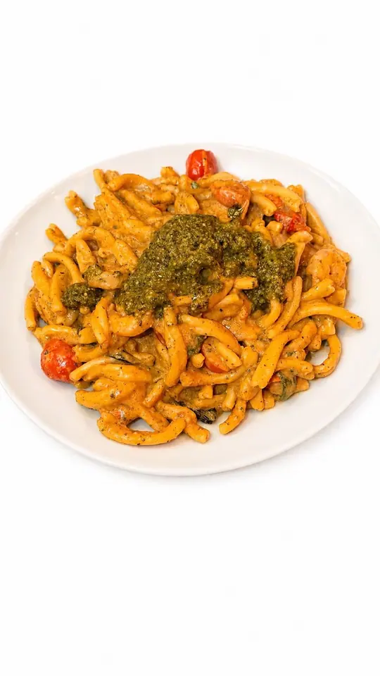 Prawn and pistachio