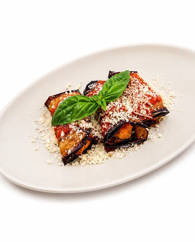 Aubergine Rolls