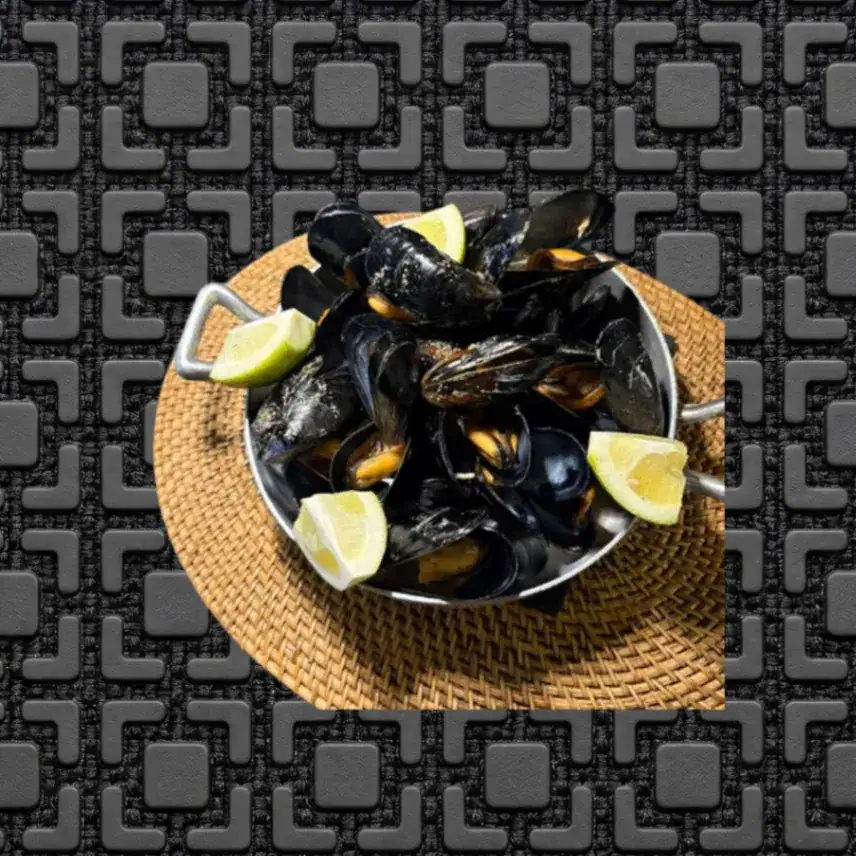 Soupe de moules au poivre