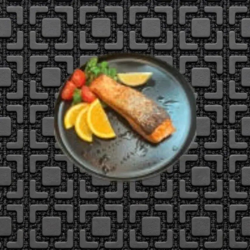 Saumon frais grillé + salade mixte seulement