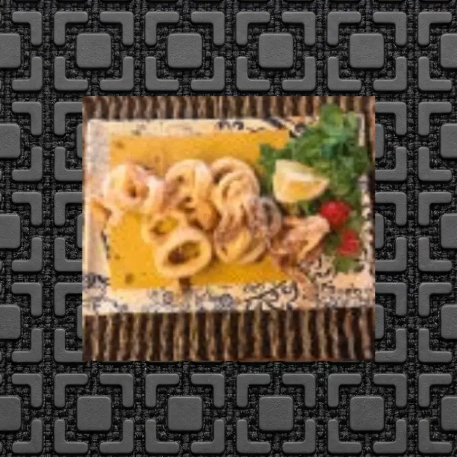 Friture de calamars et crevettes + salade mixte uniquement